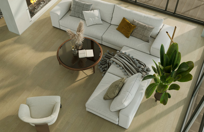 Кварцевый паркет Quartz Parquet CLASSIC Дуб Карельский 419 5/0,6 мм (400-1220х152х5мм)