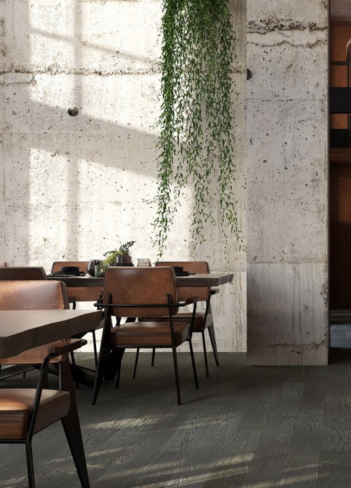 Кварцевый паркет Quartz Parquet CLASSIC Дуб Средиземноморский 409 5/0,6 мм (400-1220х152х5мм)