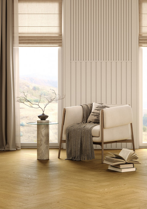 Кварцевый SPC паркет Quartz Parquet Штучный паркет 44-33429 Дуб Рейн (400х100х5мм)