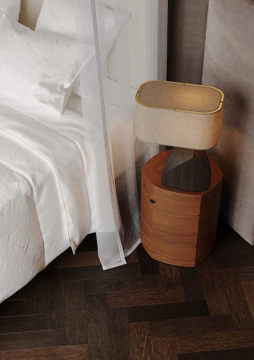 Кварцевый SPC паркет Quartz Parquet Штучный паркет 44-550-64 Венге Африканский (400х100х5мм)