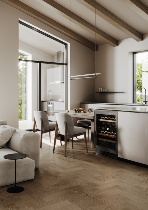 Кварцевый SPC паркет Quartz Parquet Штучный паркет Дуб Муссон 44-1258-02 (400х100х5мм)