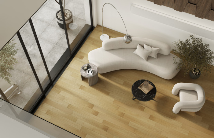 Кварцевый SPC паркет Quartz Parquet CLASSIC Дуб Медовый Раф 463 браш (1220х152х7мм)