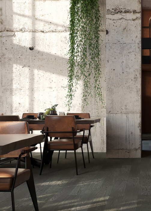 Кварцевый SPC паркет Quartz Parquet CLASSIC Дуб Средиземноморский 409 браш (1220х152х7мм)