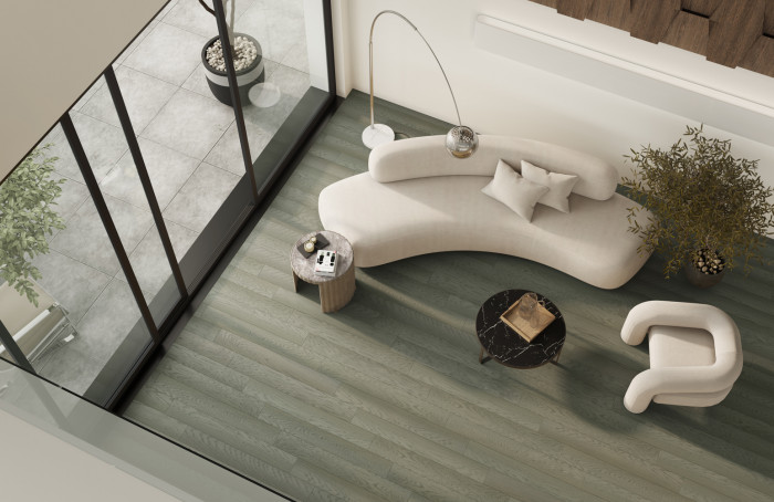 Кварцевый SPC паркет Quartz Parquet CLASSIC Дуб Средиземноморский 409 браш (1220х152х7мм)