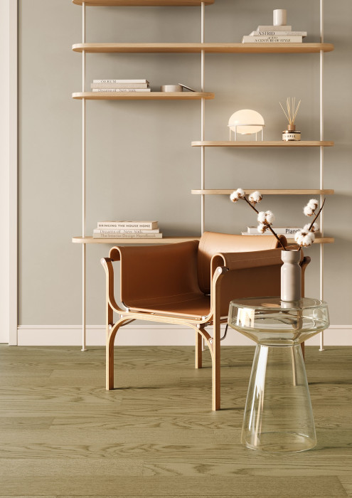 Кварцевый SPC паркет Quartz Parquet CLASSIC Дуб Флэт Уайт 1258-55 (1220х152х7мм)