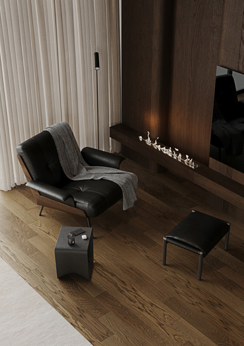 Кварцевый SPC паркет Quartz Parquet CLASSIC Кедровый Латте 1258-59 (1220х152х7мм)