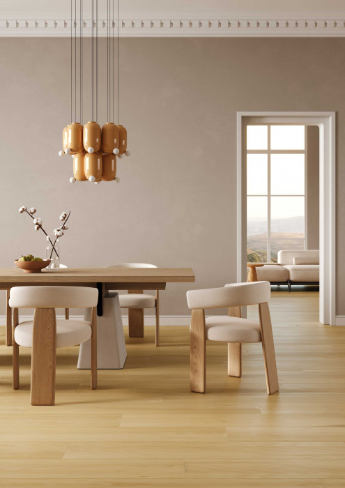 Кварцевый SPC паркет Quartz Parquet CLASSIC Клён Американский 400-61 (1220х152х7мм)