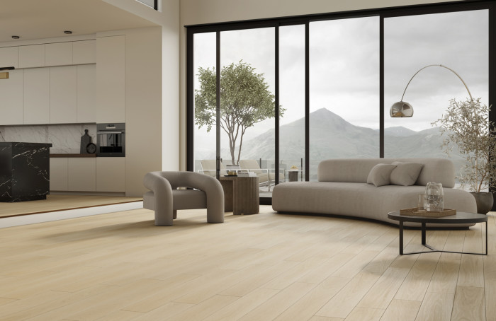 Кварцевый SPC паркет Quartz Parquet CLASSIC Дуб Испанский 404 браш (1220х152х7мм)