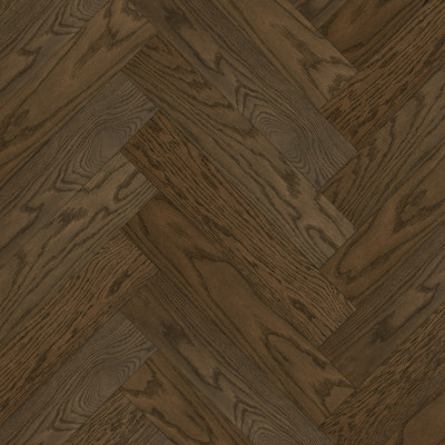 Кварцевый SPC паркет Quartz Parquet Дуб Брауни 33-413 браш Английская Ёлка (635х127х5мм)